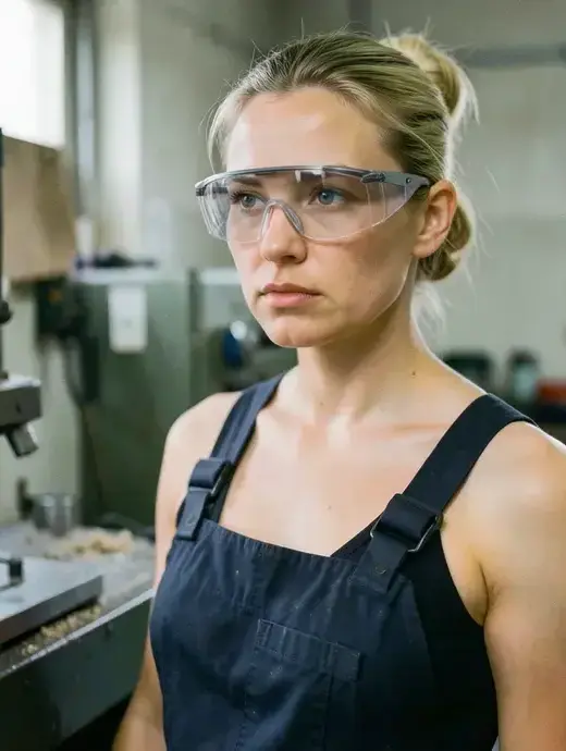Marta Kovacics, lead grinding technician at Inflpan Surface Finishing